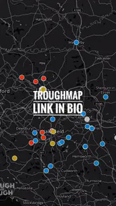The creator introduces an interactive 'TroughMap' that aggregates their restaurant reviews, allowing followers to easily locate and filter dining spots in Yorkshire based on their ratings and preferences.