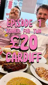 A humorous, fast-paced vlog where two creators attempt to have a dinner for two in Cardiff with a £20 budget, visiting Khyber Cuisine. They showcase the menu, the food, and interact with the staff, highlighting the value and quality of the meal.