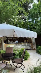 A visually stunning reel showcasing the Secret Garden at The Ritz London, highlighting the elegant outdoor setting, refined food presentation, and sophisticated atmosphere.