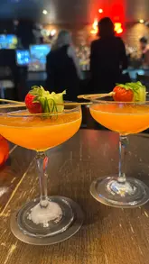 A promotional reel showcasing various bars in Manchester participating in Manchester Cocktail Week, highlighting specific cocktails available for £5.