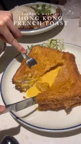 A short, punchy montage showcasing various dishes at a Hong Kong-style restaurant in London, including French toast, fried rice, wonton soup, and roast meats.