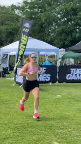 A high-energy montage of a participant competing in the Turf Games fitness event, showcasing the running and athletic challenges involved.