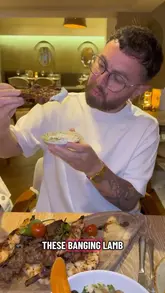 A group of friends visits a Mediterranean restaurant in Salford, showcasing a variety of mezes, main courses, and desserts. The video features the creator reviewing the food and atmosphere, highlighting the sharing-style dining experience.