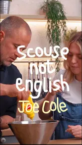 A branded recipe tutorial featuring a creator and guest Joe Cole preparing corned beef hash croquettes using Frank's RedHot and French's Mustard, framed as a matchday snack.