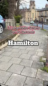 A fast-paced listicle video featuring three different food spots in Lanarkshire: Spice of Life, Birdies Cafe, and German Doner Kebab. The creator provides a quick review of specific dishes from each venue, including a chasni hoagie calzone, a chicken wrap, and a kebab.