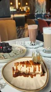 A promotional reel for Beleza Restaurant in Solihull, featuring a montage of the Brazilian Rodizio dining experience, including table-side meat carving, the salad bar, and dessert options.