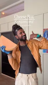 A short, energetic reel showcasing a pop-up collaboration between Cheese Box and Stramont, featuring melted cheese toasties, specialty coffee, and cookies in a cozy cafe setting.