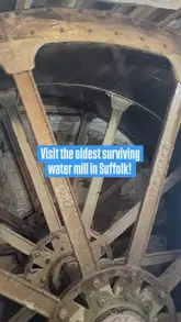 A video tour of Pakenham Water Mill, showcasing the historic machinery, the milling process, the on-site tearoom, and the surrounding riverside grounds.