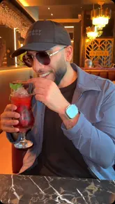 A creator-led review of Indara restaurant in Rochdale, showcasing the interior, a variety of mocktails, appetizers like dynamite chicken and crisps, a mixed grill platter, a curry dish, a steak, and a brownie dessert.