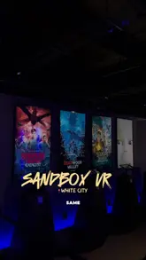 A group of friends visits Sandbox VR in White City, showcasing the gear, the immersive gameplay, and the fun, chaotic nature of the experience.