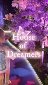 A promotional video for House of Dreamers in London, featuring a mother and daughter exploring various immersive, colorful, and interactive art installations. The video highlights the whimsical nature of the venue, including ball pits, slides, and photo opportunities, designed to appeal to families and those looking for a fun day out.