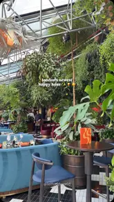 A promotional reel for Sushisamba's 'SAMBAHOUR' happy hour, featuring a montage of cocktails, sushi, and small plates set against the backdrop of the restaurant's lush, plant-filled interior in Covent Garden.