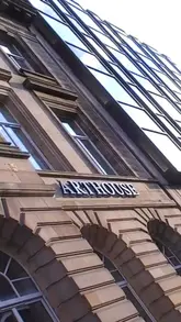 A montage showcasing the Arthouse Glasgow venue, featuring the lounge, DJ, food, drinks, and hotel rooms.