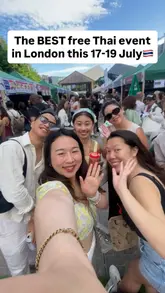 A fast-paced, engaging vlog showcasing the Thailand Showcase event in London, highlighting authentic Thai street food, cultural performances, shopping, and the scenic location near Tower Bridge.