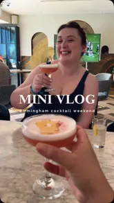 A mini-vlog showcasing the Birmingham Cocktail Weekend, featuring cocktail tasting, a tequila masterclass, and socialising with friends at various venues.