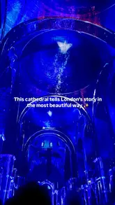 A video showcasing the 'Luminiscence' light projection event at Westminster Cathedral, featuring colourful 360-degree projections on the interior architecture.