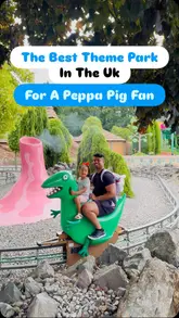 A family-focused reel showcasing a visit to Peppa Pig World, highlighting the various rides, play areas, and character meet-and-greets available for young children.