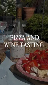 The creator reviews a wine subscription service called Winedrops, demonstrating the product in a garden setting while attempting to cook pizza with his parents. The video highlights the cost-saving benefits of the membership and pairs the wines with a homemade strawberry Eton mess and pizza.