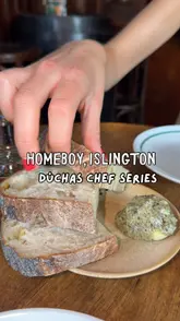 A creator visits Homeboy in Islington to review their new 'Dúchas' summer chef series. The video features a tour of the venue, close-ups of cocktails and various dishes, and highlights the live music and atmosphere.