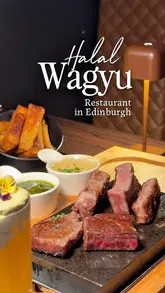 A promotional video for Ishiku Wagyu in Edinburgh, showcasing their Japanese Wagyu steak experience, starters, mocktails, and the restaurant's interior.