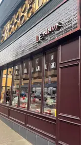 A promotional video for Lennox, a new restaurant in Edinburgh, featuring shots of the interior, the menu, various dishes, and guests enjoying drinks.