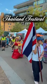 A montage-style reel highlighting the Thailand Festival at Potters Field Park, London, featuring street food, cultural performances, and interactive activities against the backdrop of Tower Bridge.
