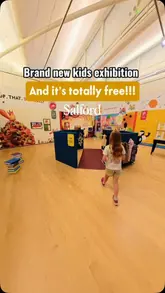 A video showcasing the 'Wild Things' exhibition at The Lowry in Salford, featuring a child interacting with various book-themed displays and activities.