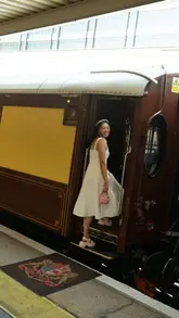 A high-quality, cinematic reel showcasing a luxury day trip on the Belmond British Pullman train from London to Whitstable, featuring elegant dining, scenic views, and a visit to the seaside town.