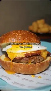 A creator visits Llety Cynin in St Clears to review their new bottomless brunch, showcasing the venue's interior, the menu, and specific dishes like the brunch burger and steak and eggs, alongside mocktail options.