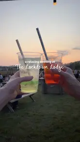 A short, atmospheric montage showcasing The Lockdown Lodge, a pop-up bar located by the River Thames. The video highlights the sunset, the riverside setting, and the relaxed social atmosphere with patrons enjoying drinks.