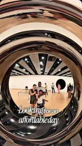 A family-friendly day-out itinerary at the Southbank Centre in London, featuring an art gallery visit, playing in a fountain, eating at a food market, and relaxing at a roof garden.