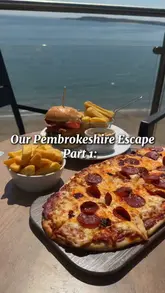 A family travel vlog documenting a weekend trip to Pembrokeshire, Wales, featuring a lunch at the Clarence House Hotel and a Seal Safari boat trip around Caldey Island.