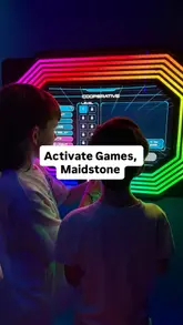 A promotional video showcasing the interactive gaming rooms at Activate Games in Maidstone, featuring various physical and mental challenges.