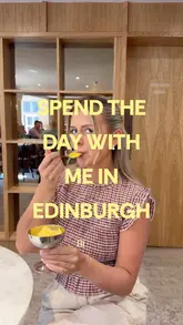 A personal 'day in the life' vlog set in Edinburgh, featuring a visit to a cafe called Whippersnapper and a barre class at Gleneagles Townhouse, interspersed with home-cooked meals.