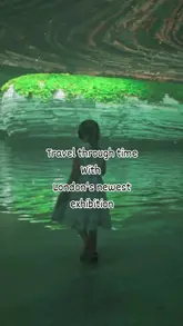 A montage video showcasing a family's visit to the Timewalk Exhibition in London. The footage highlights the immersive projections of various ancient civilizations, including the Maya and Egyptian eras, with the family interacting with the displays.