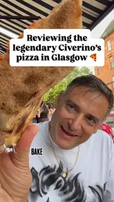 Two creators visit Civerino's in Glasgow to review their pizza, specifically highlighting the vodka sausage pizza and the overall vibe of the venue.