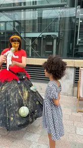 A family-focused vlog showcasing the 'Cosmic Chaos' space-themed activities at the Science and Industry Museum, including a rocket workshop, live science shows, and interactive exhibitions.