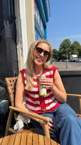 A vlog-style review of The Bonnie Barista in Edinburgh, highlighting their new summer menu including canned drinks, pastries, and sandwiches. The video features a tour of the cafe, the drink preparation process, and the outdoor seating area.