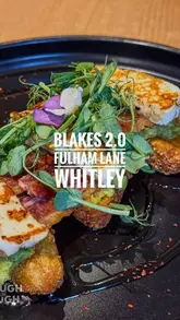 A review of Blakes 2.0 in Whitley, showcasing their brunch menu, including Eggs Royale, loaded hash browns, and unique latte art.