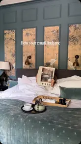 A short, aesthetic lifestyle clip featuring a guest relaxing in a hotel bed at No. 131 Cheltenham, reading a magazine and enjoying tea and breakfast.