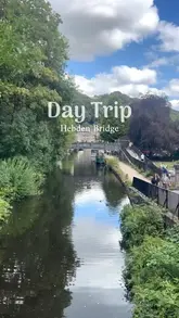 A travel-focused reel documenting a day trip to Hebden Bridge, featuring scenic canal walks, local markets, and visits to various independent cafes and eateries.