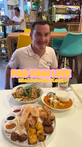 A creator visits Pad Thai Live in Maidstone, showcasing the food, the ordering process via a discount app, and the venue's atmosphere.