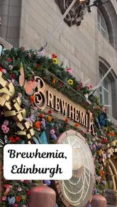 A fast-paced montage showcasing the lively atmosphere of Brewhemia in Edinburgh, featuring live music, drag performances, cocktails, and a fun, party-centric environment.