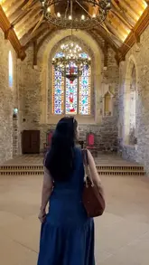 A travel vlog showcasing a weekend stay at Portmarnock Resort, featuring the hotel room, local park, castle, coastal views, and a visit to the on-site Jameson Bar for drinks and dessert.