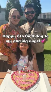 A montage video showing a group of young girls celebrating an 8th birthday at a Lush store, featuring bath bomb making activities, games, and a giant cookie.