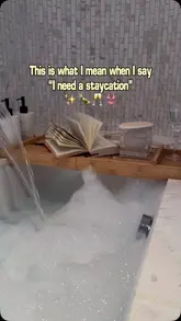 A montage-style video showcasing a luxury staycation experience at the Pan Pacific London, highlighting the room, spa facilities, pool, and dining options.