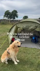 A travel vlog documenting a weekend camping trip at Old Chamber Farm & Camping in Hebden Bridge, featuring scenic views, hiking, and local food spots.