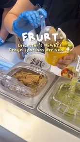 A promotional reel for a new frozen yogurt shop in Leicester, showcasing the variety of toppings and the interior space, while highlighting an opening offer.