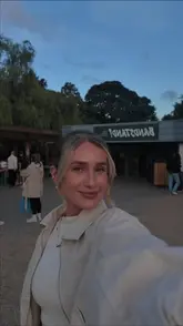 A creator visits 'The Bandstand' in Newcastle's Exhibition Park, highlighting the venue's versatility from morning coffee and brunch to evening cocktails and pizza. The video features a tour of the space, close-ups of freshly made pizzas, small plates, and artisanal ice cream.