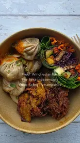 A compilation video showcasing various independent restaurants, cafes, and pubs in Winchester, Hampshire, highlighting the city's diverse food scene.